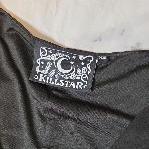 Killstar Duchess Mourning Black Mini Dress - Picture 2 of 7